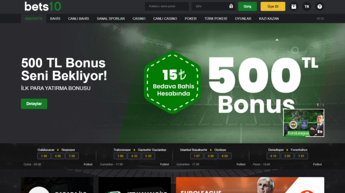 BETS10 BAHIS